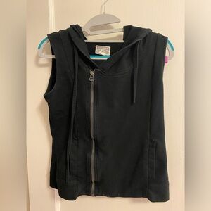 Converse One Star Black Vest with Hood Mediun